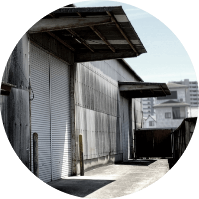 工場入口の写真